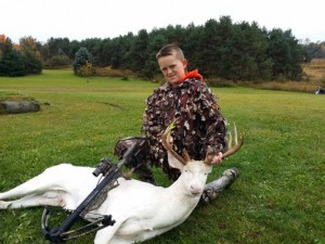 MI kid white buck