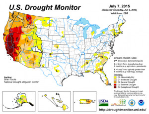 drought monitor 7 2015