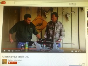video clean deer rifle