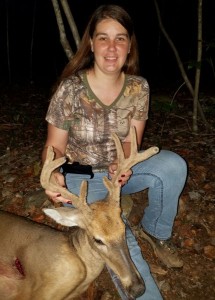 NC woman velvet buck
