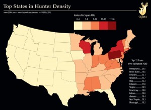 qdma hunter density
